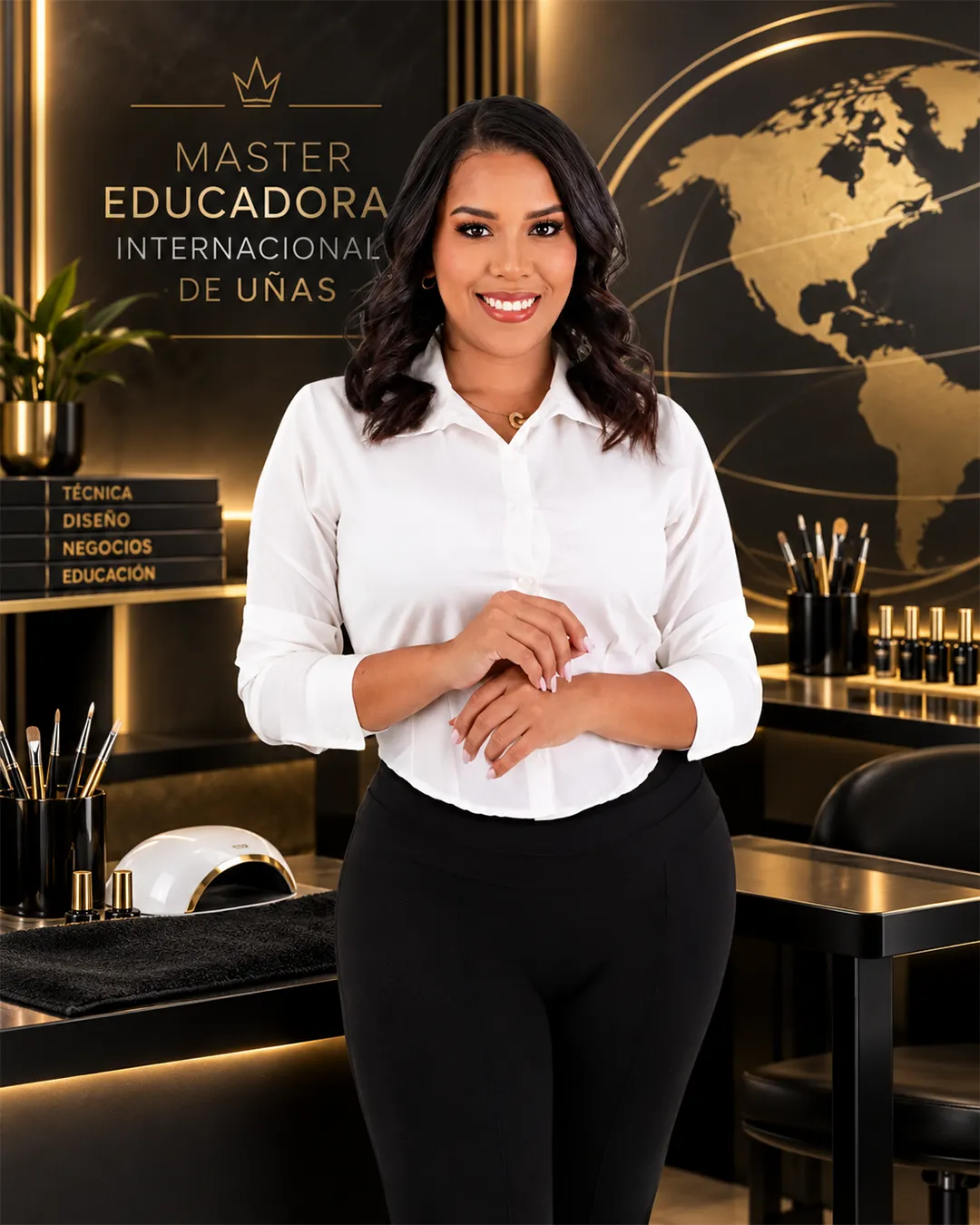 Master Giselle Andrade Educadora Internacional de Uñas